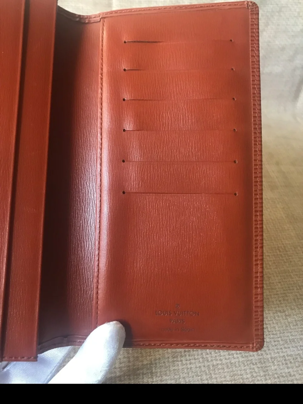 Louis Vuitton compact brown